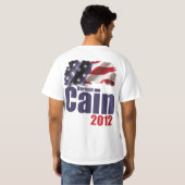 Herman Cain 2012 T-shirt (Achterkant volledig)