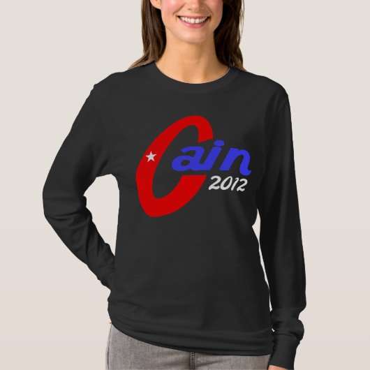 Herman Cain 2012 T-shirt (Voorkant)