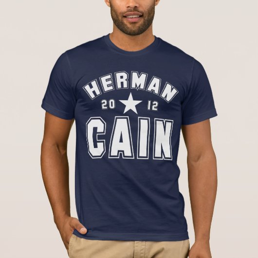 Herman Cain 2012 T-shirt (Voorkant)