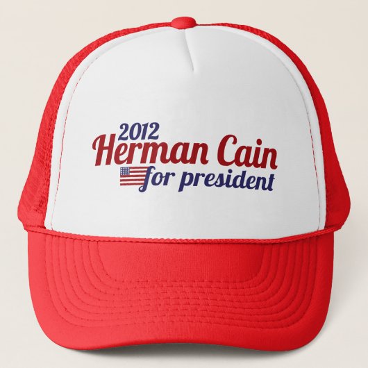 Herman Cain 2012 Trucker Pet (Voorkant)