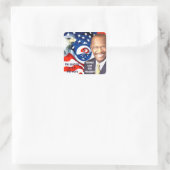 Herman Cain 2012 Vierkante Sticker (Tas)