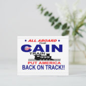 Herman Cain Briefkaart (Staand voorkant)