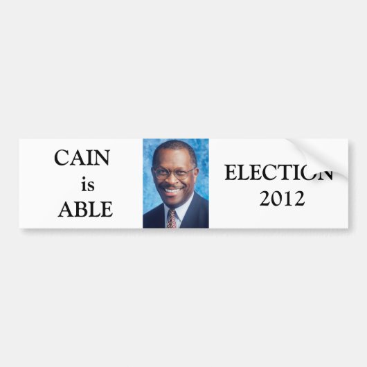 Herman Cain Bumpersticker (Voorkant)