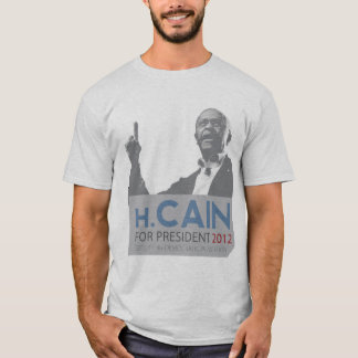 Herman Cain Democratic Plantation Blue T-shirt
