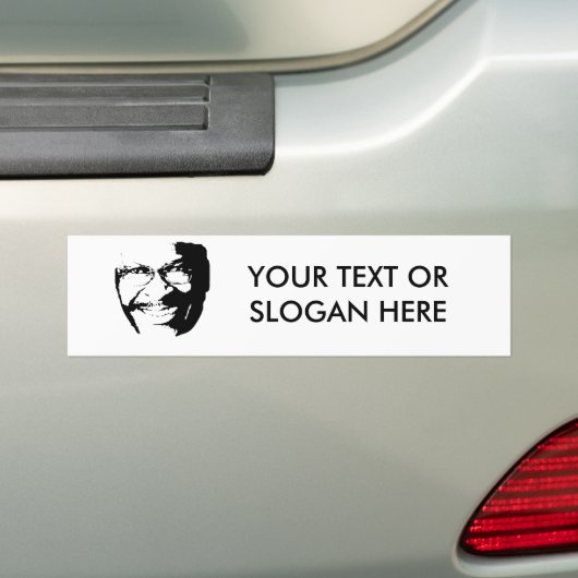 HERMAN CAIN FACE BUMPERSTICKER (Op auto)