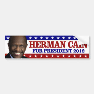 Herman Cain For President 2012 Bumpersticker