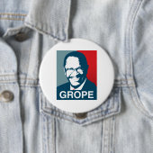 Herman Cain Grope Ronde Button 4,0 Cm (In situ)