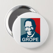 Herman Cain Grope Ronde Button 4,0 Cm (Voorkant /achterkant)