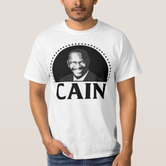 Herman Cain President 2012 T-shirt (Voorkant)
