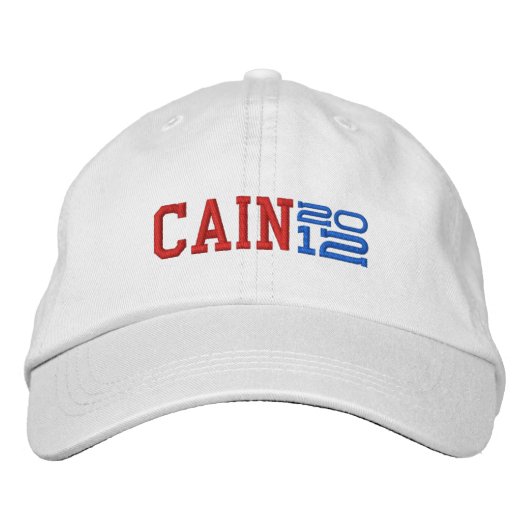 Herman Cain Twaalf 2012 Geborduurde Pet (Voorkant)