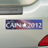 Herman Cain voor de Bumpersticker President 2012 (Op auto)