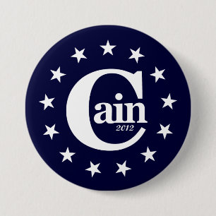 Herman Cain voor President 2012 3-inch Campaign Bu Ronde Button 7,6 Cm