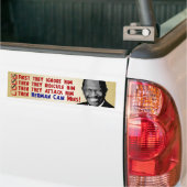 Herman Cain voor President 2012 Bumpersticker (Op Truck)