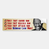 Herman Cain voor President 2012 Bumpersticker (Voorkant)