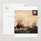 Herman Melville belde me op Ishmael Quote Briefkaart (Voorkant / Achterkant)