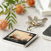 Herman Melville belde me op Ishmael Quote Sleutelhanger (Zijkant)