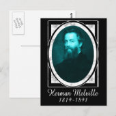 Herman Melville Briefkaart (Voorkant / Achterkant)