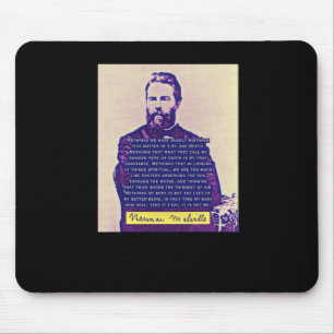 Herman Melville citeert inkten die we enorm verkee Muismat