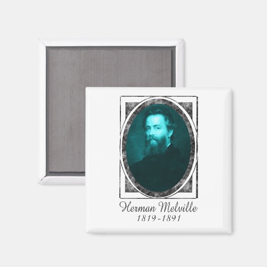 Herman Melville Magneet (Voorkant / Achterkant)