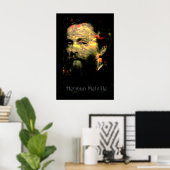 Herman Melville Poster (Thuiskantoor)