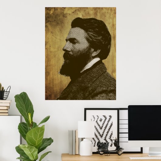 Herman Melville Poster (Thuiskantoor)