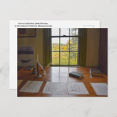 Herman Melville's raam, Massachusetts Briefkaart (Voorkant / Achterkant)