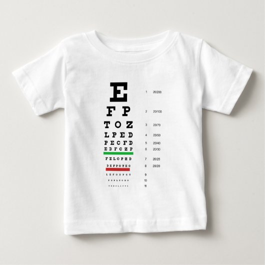 Herman Snellen Eye Chart voor schatting van gezich (Voorkant)