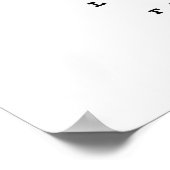 Herman Snellen Eye Chart voor schatting van gezich Poster (Hoek)