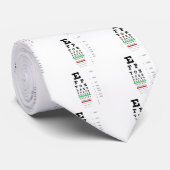 Herman Snellen Eye Chart voor schatting van gezich Stropdas (Opgerold)