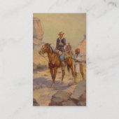 Herman Wendelborg Hansen patrouilleert in de Rio G Visitekaartje (Achterkant)