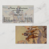 Herman Wendelborg Hansen patrouilleert in de Rio G Visitekaartje (Voorkant / Achterkant)