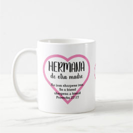 HERMANA DE OTRA MADRE Christelijk BFF-monogram Koffiemok
