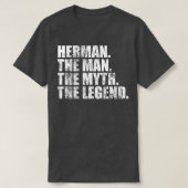 HermanHerman Achternaam Herman S T-shirt (Design voorkant)