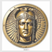 HERMANN de Duitse oorlogsheer generaal Arminius Sticker (Vel)