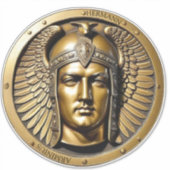 HERMANN de Duitse oorlogsheer generaal Arminius Sticker (Voorkant)