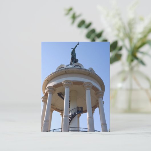 Hermann het Duitse monument Briefkaart (Staand voorkant)