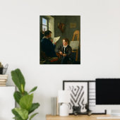 Hermann Kauffmann en Georg Haeselich Poster (Thuiskantoor)