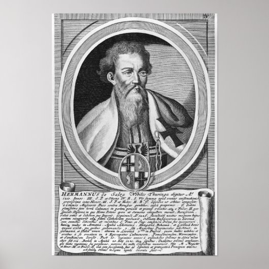 Hermann of Salza Poster (Voorkant)