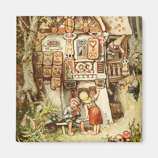 Hermann Vogel - Hansel en Grethel Magneet (Voorkant)