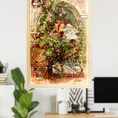 Hermann Vogel - Sleeping Beauty Poster (Thuiskantoor)