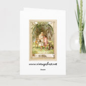 Hermann Vogel - Sneeuwwitje en Rozerood Kaart (Achterkant)