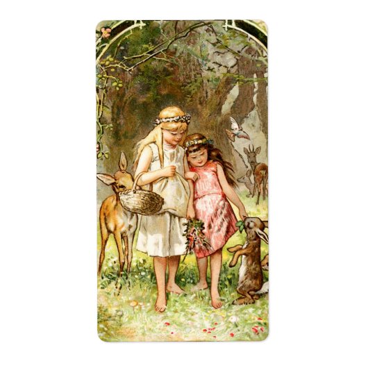 Hermann Vogel - Snow White en Roos Red Etiket (Voorkant)