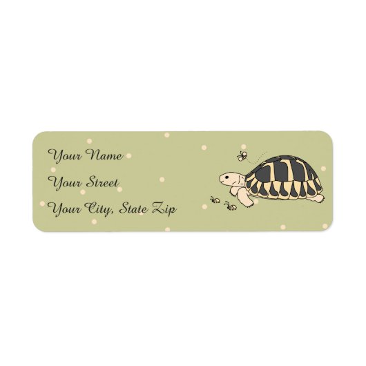 Hermann's Tortoise Labels (Voorkant)