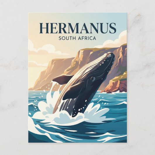 Hermanus Zuid-Afrika Briefkaart (Voorkant)