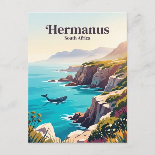Hermanus Zuid-Afrika Briefkaart (Voorkant)