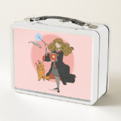 Hermelien en Crookshanks Wingardium Leviosa (Achterkant)