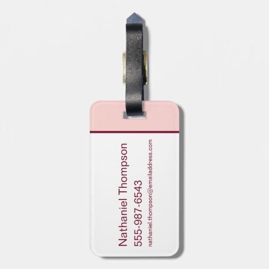 Hermelien en Crookshanks Wingardium Leviosa Bagagelabel (Achterkant verticaal)