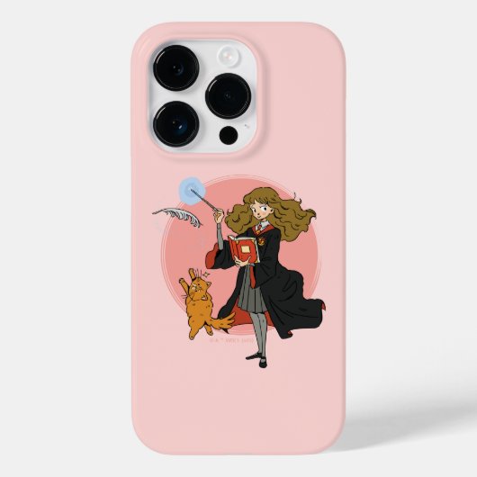 Hermelien en Crookshanks Wingardium Leviosa Case-Mate iPhone Case (Achterkant)