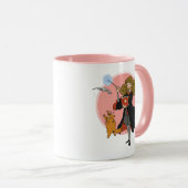 Hermelien en Crookshanks Wingardium Leviosa Mok (Voorkant rechts)