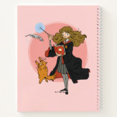 Hermelien en Crookshanks Wingardium Leviosa Notitieboek (Achterkant)